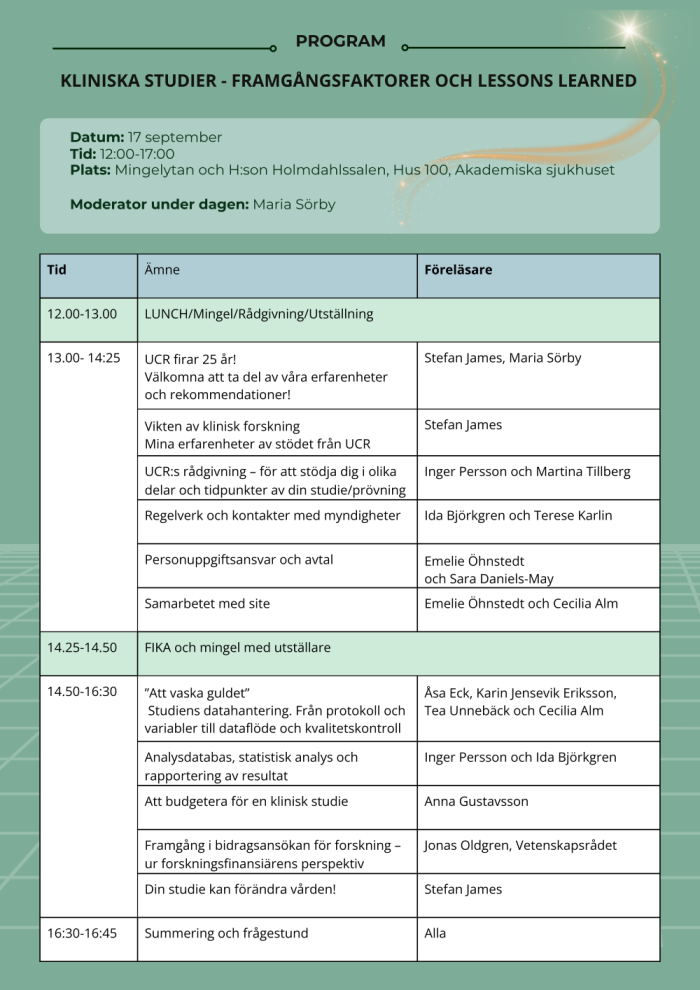 17 september UCR Program