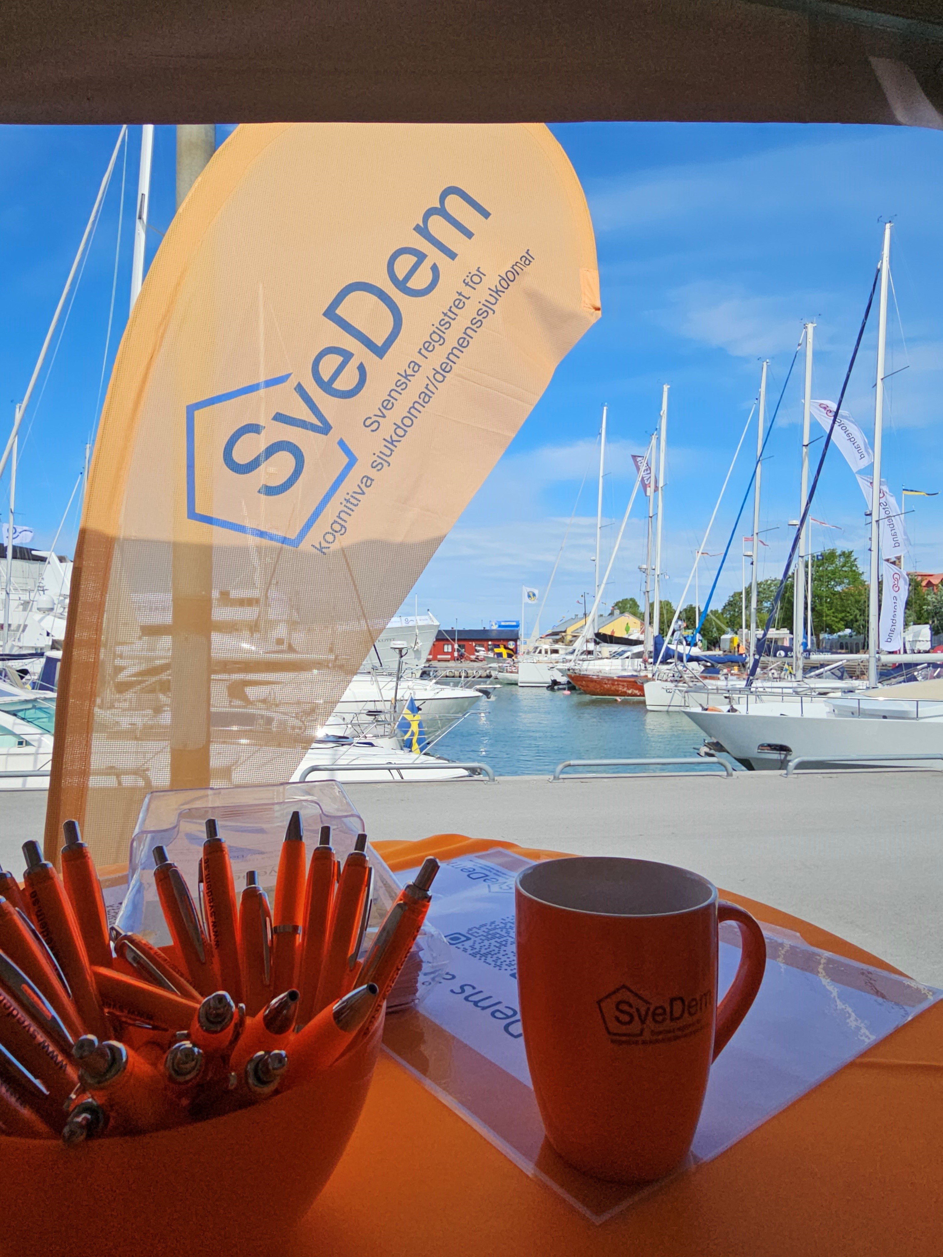 almedalen inifrån tält